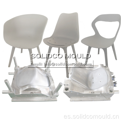 Nuevo diseño de precisión CNC Molde de inyección de silla de plástico CNC
